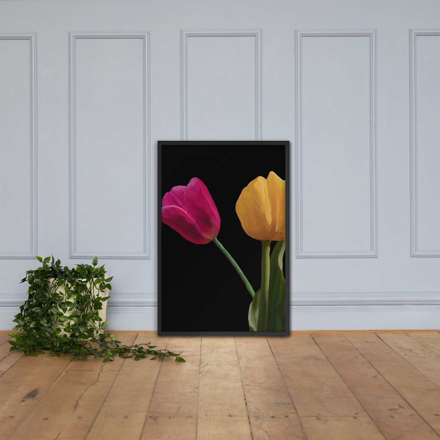 Jermita’s Tulips Framed poster