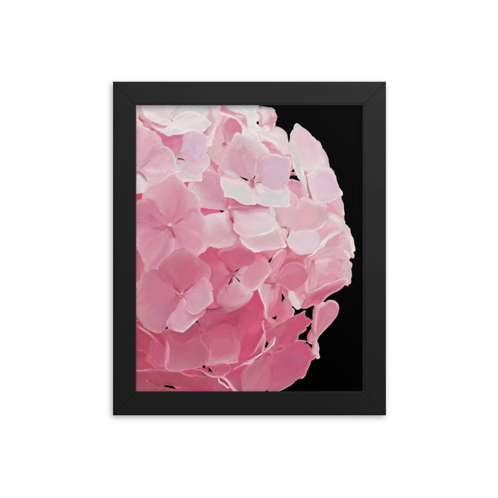 Carol’s Hydrangea Framed poster