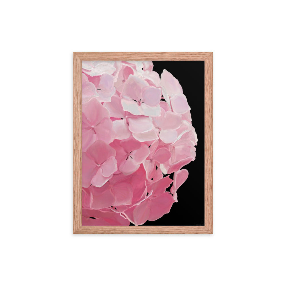 Carol’s Hydrangea Framed poster