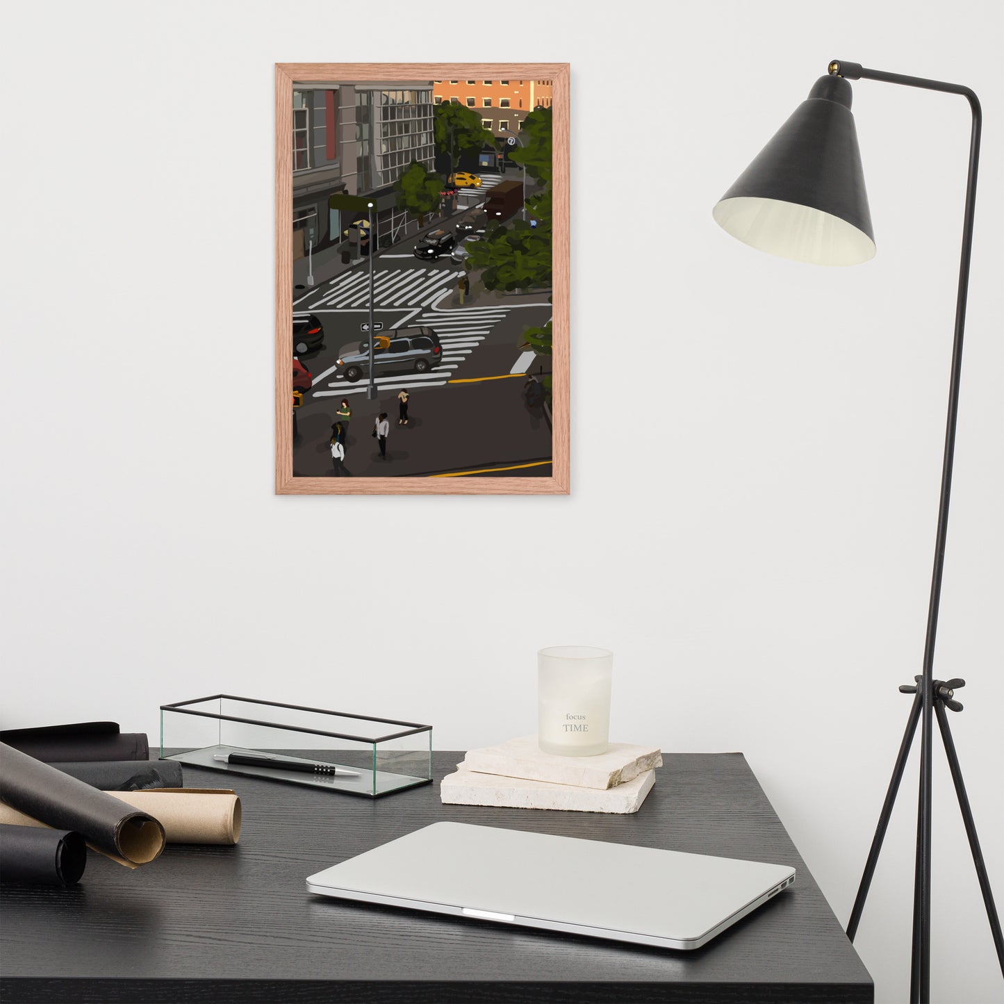 Julliard’s Urban Perspective Framed poster