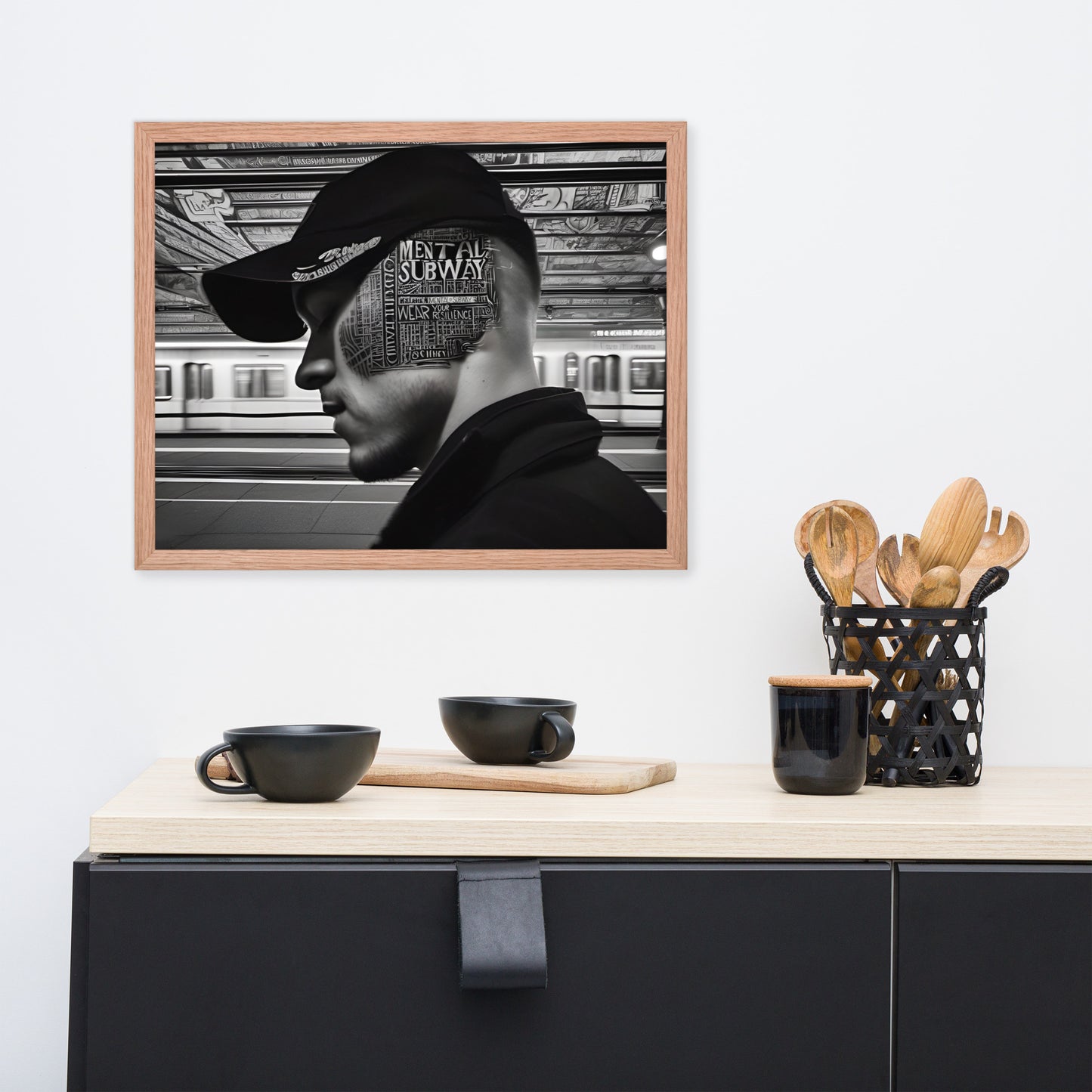 Navigating Resilience Framed poster