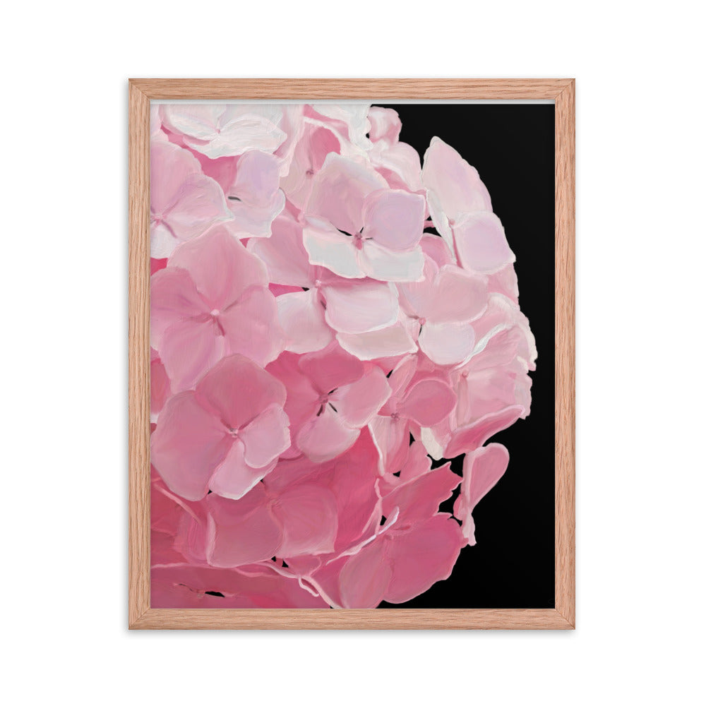 Carol’s Hydrangea Framed poster