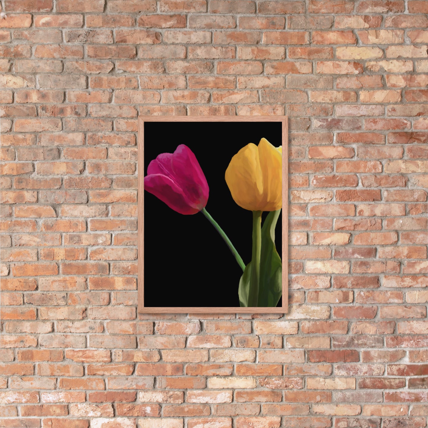 Jermita’s Tulips Framed poster