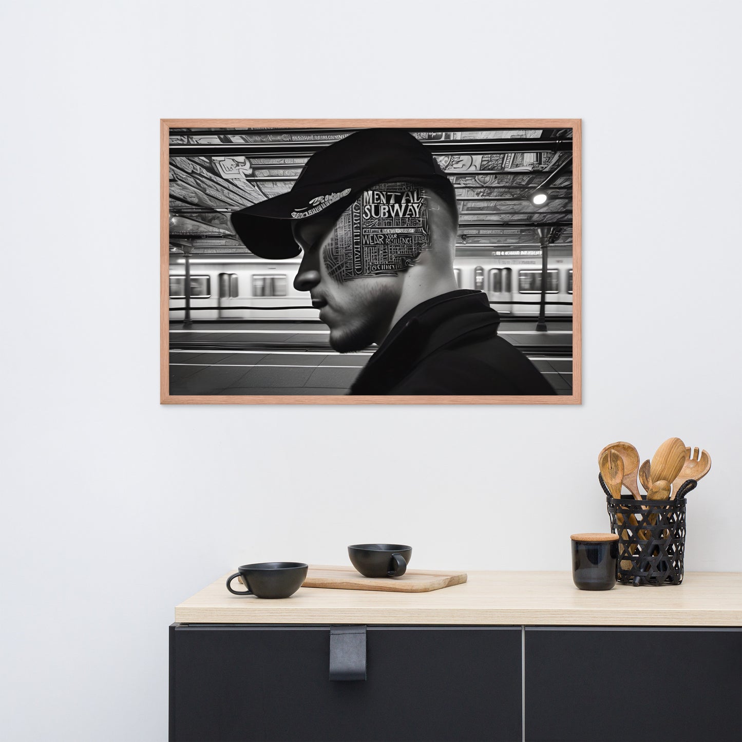 Navigating Resilience Framed poster