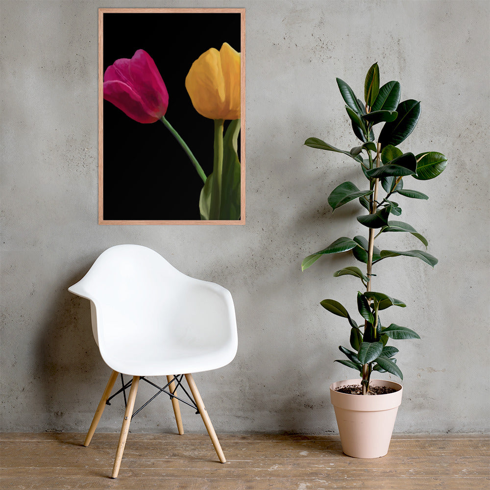 Jermita’s Tulips Framed poster