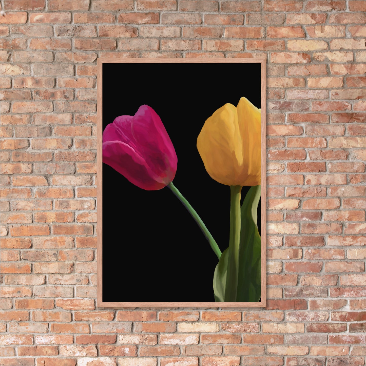 Jermita’s Tulips Framed poster