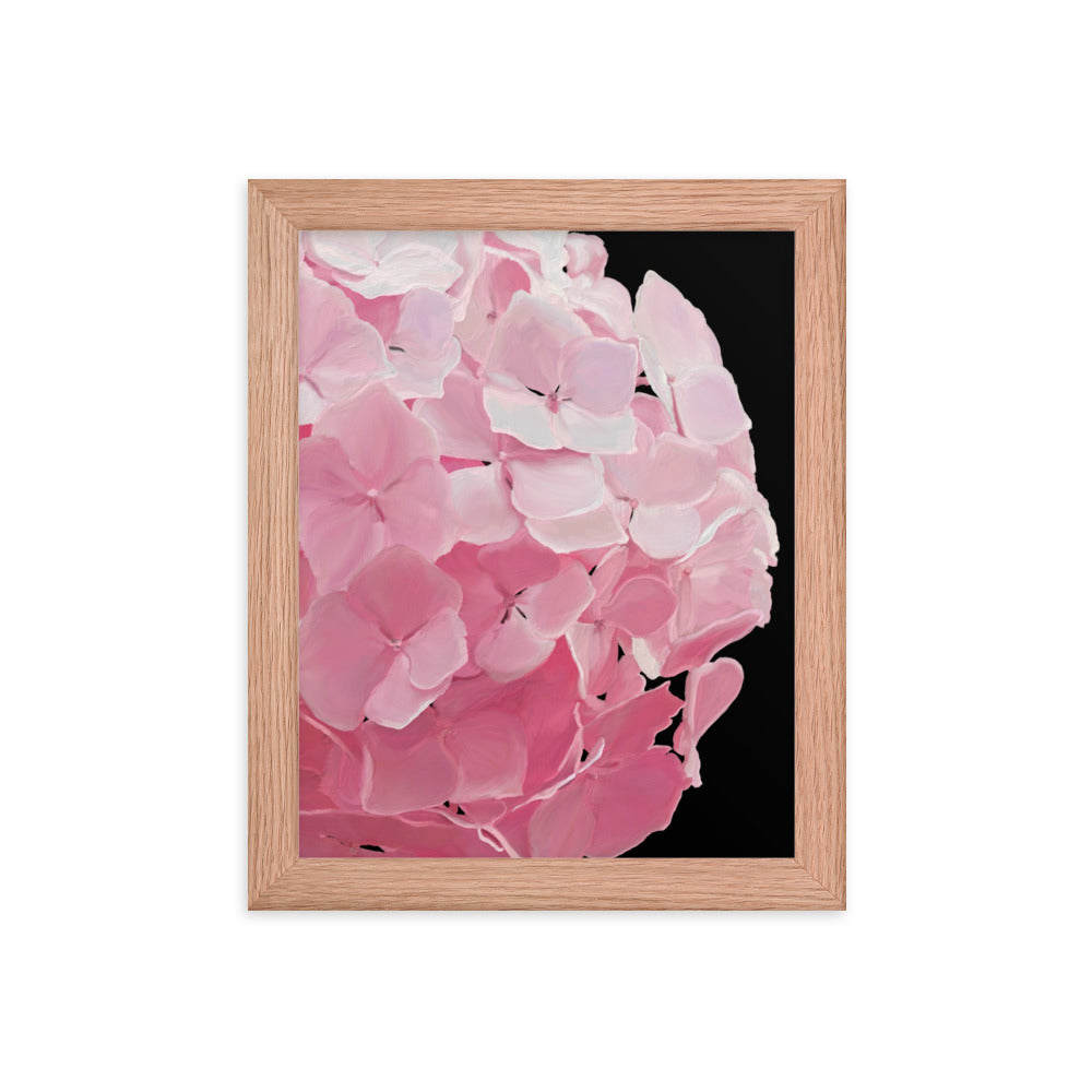 Carol’s Hydrangea Framed poster