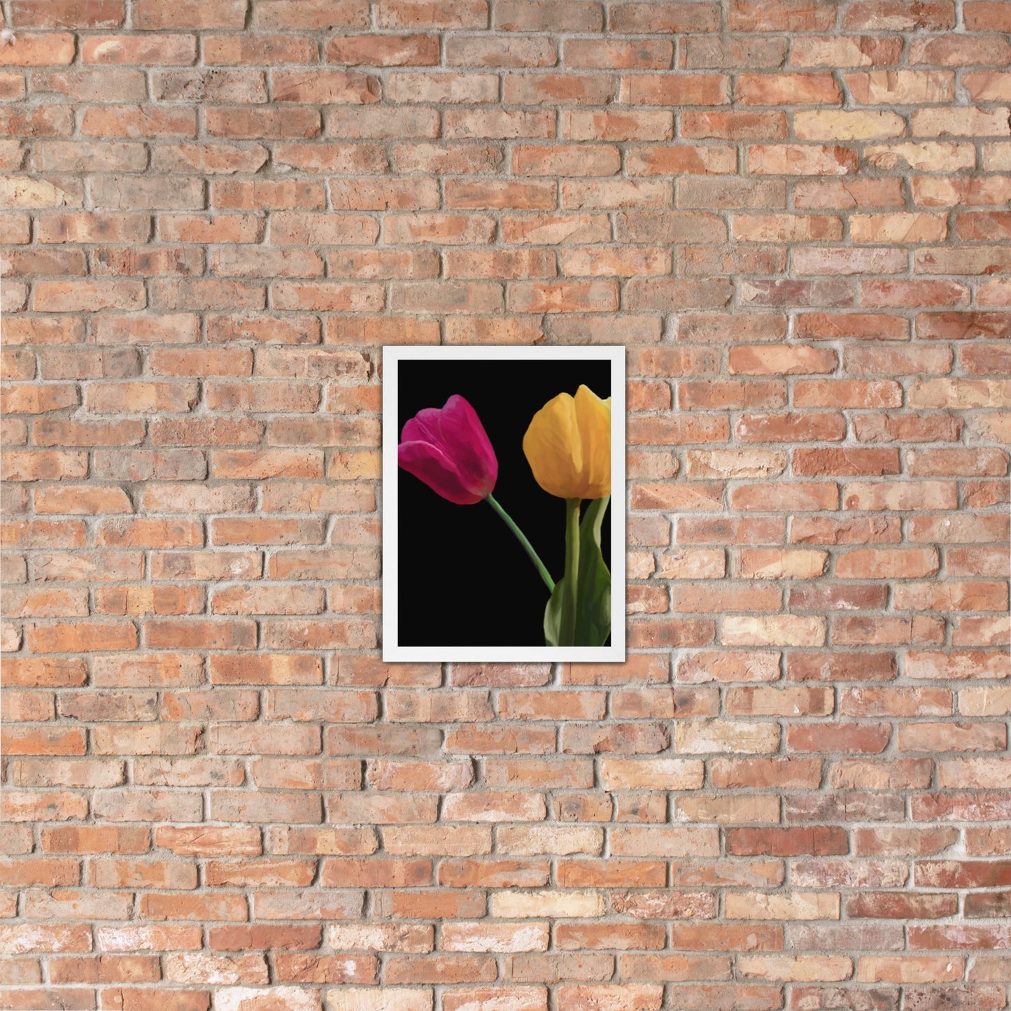 Jermita’s Tulips Framed poster