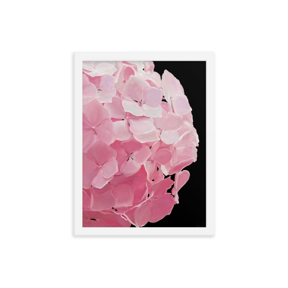 Carol’s Hydrangea Framed poster