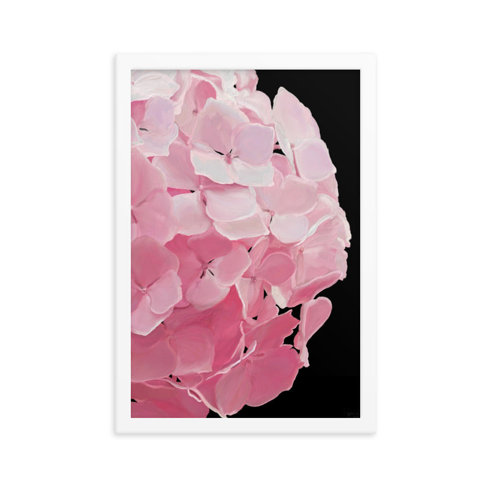 Carol’s Hydrangea Framed poster