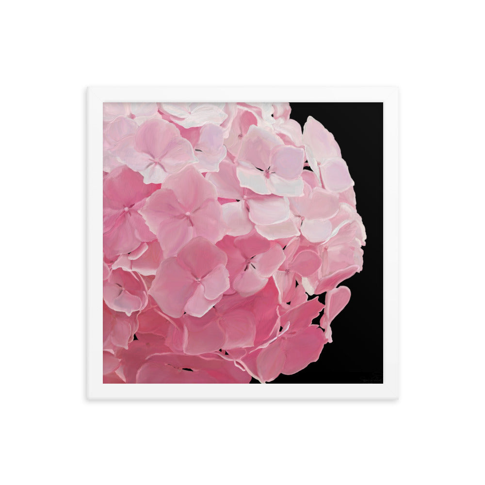 Carol’s Hydrangea Framed poster