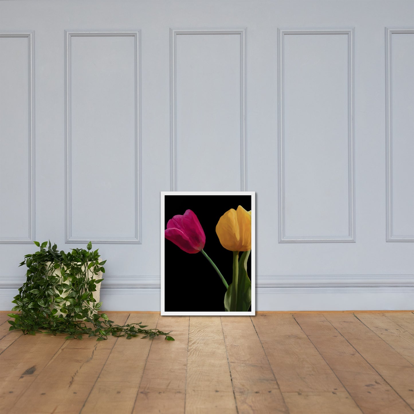 Jermita’s Tulips Framed poster