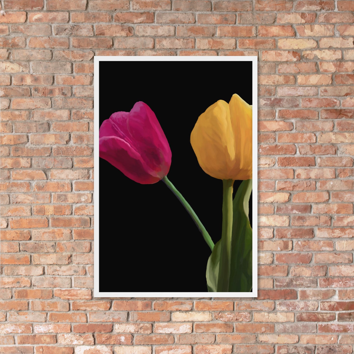 Jermita’s Tulips Framed poster