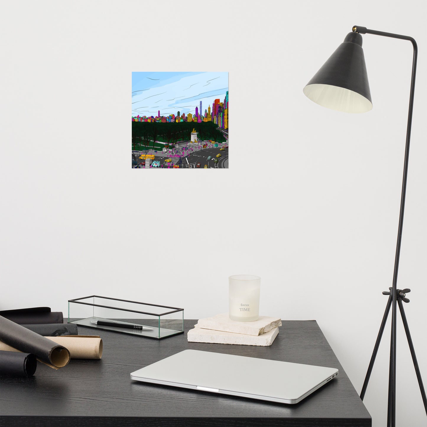 Central Park & Columbus Circle from Dizzy’s NYC Poster