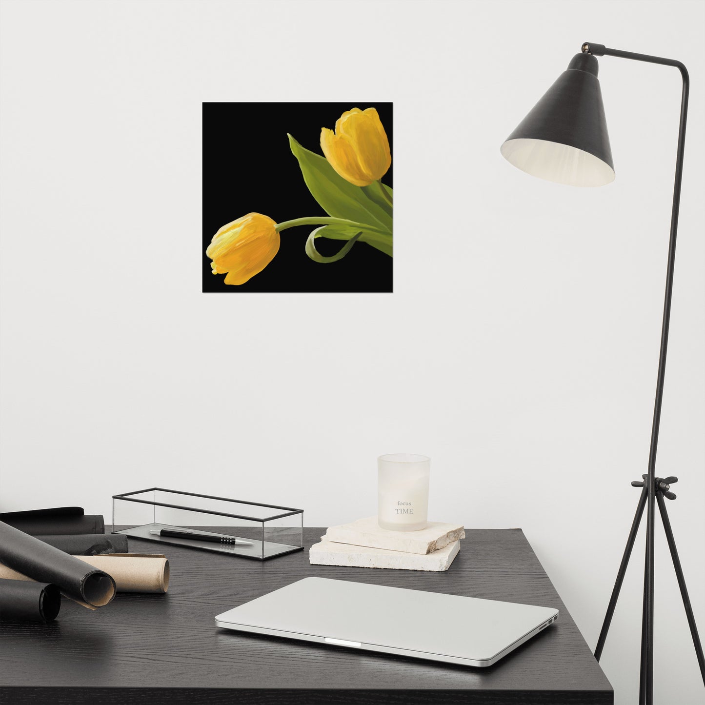 Sue’s Yellow Tulips Poster