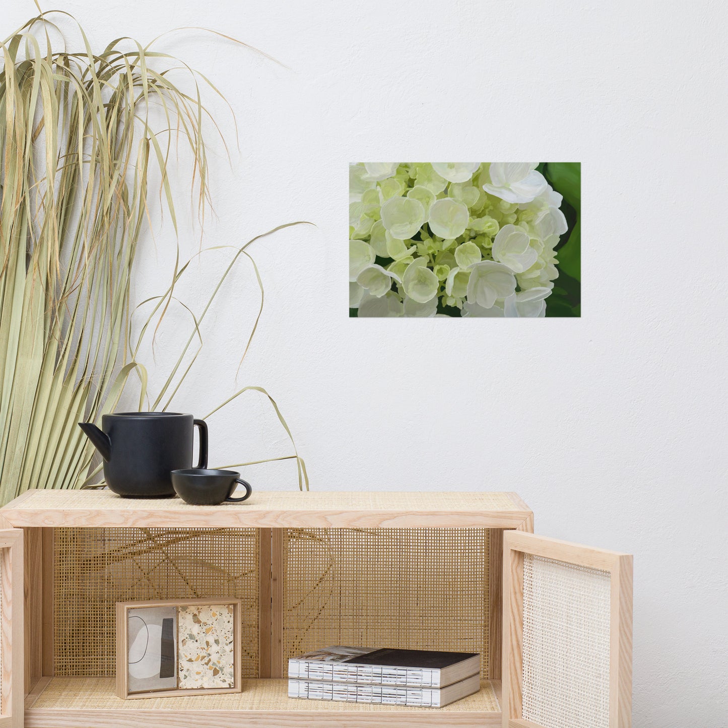 Jose’s White Hydrangea Poster