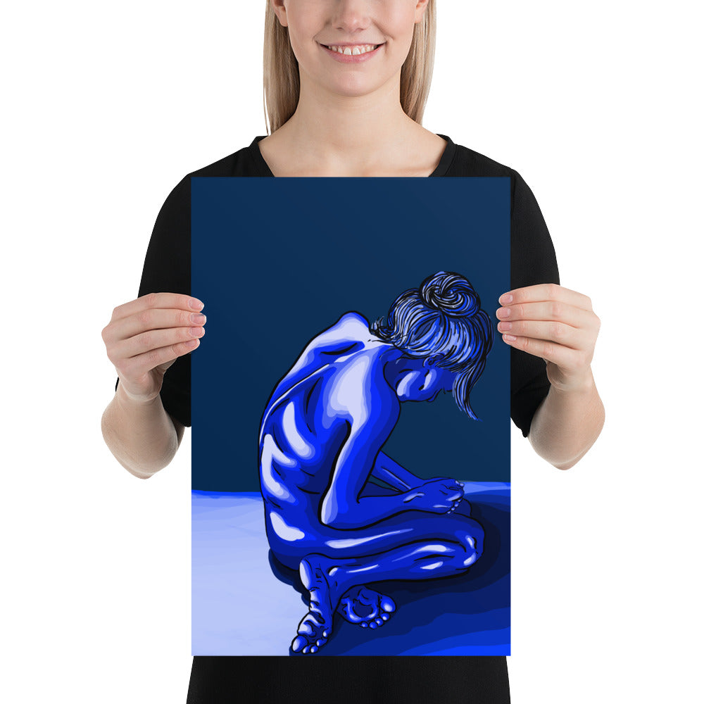 Grief In Blue Poster