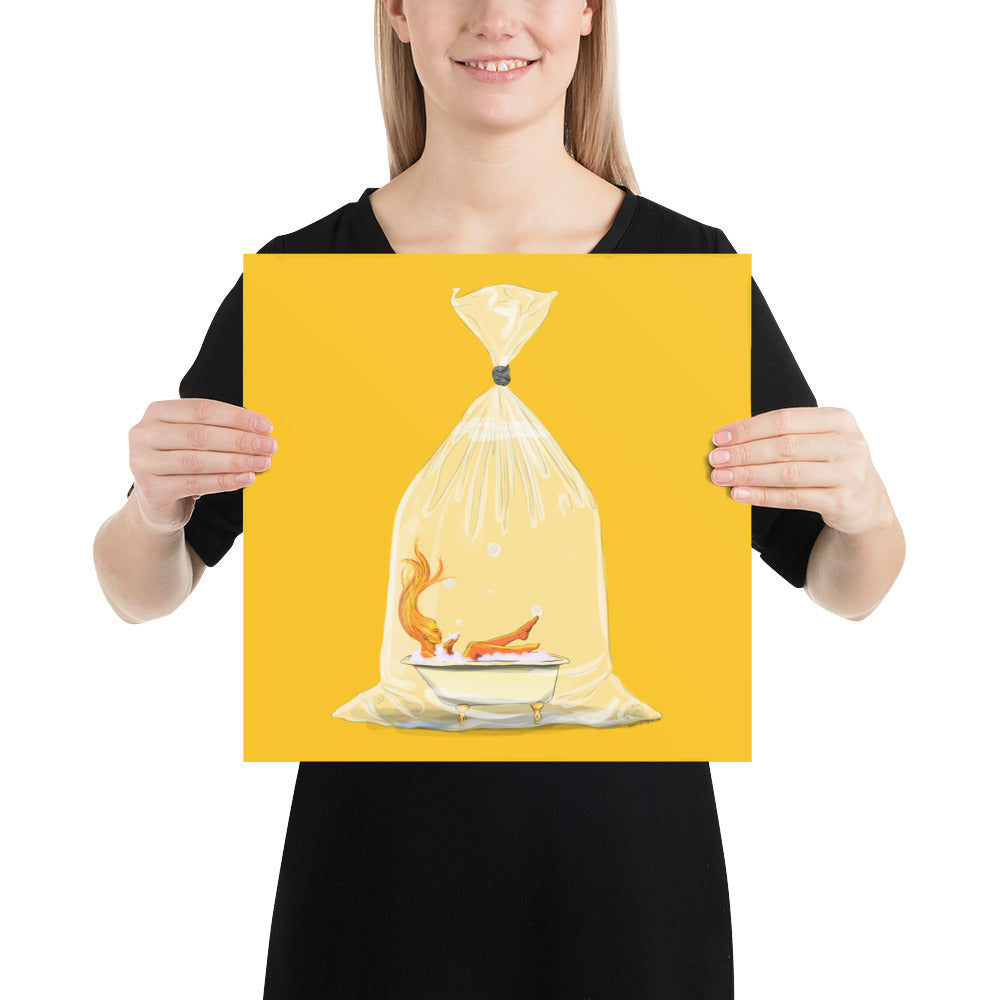 Wanda on Yellow Poster