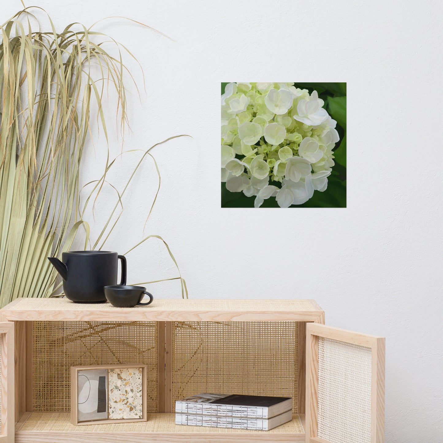 Jose’s White Hydrangea Poster