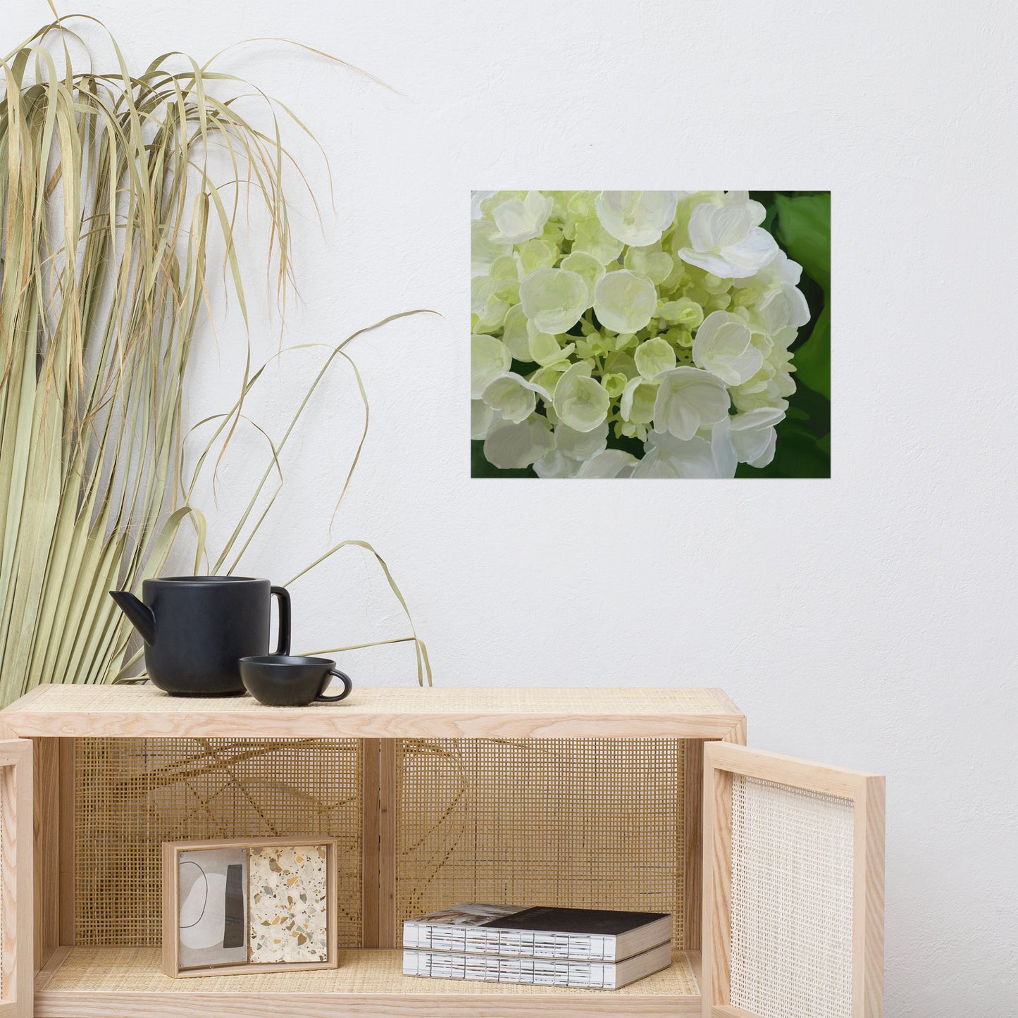 Jose’s White Hydrangea Poster