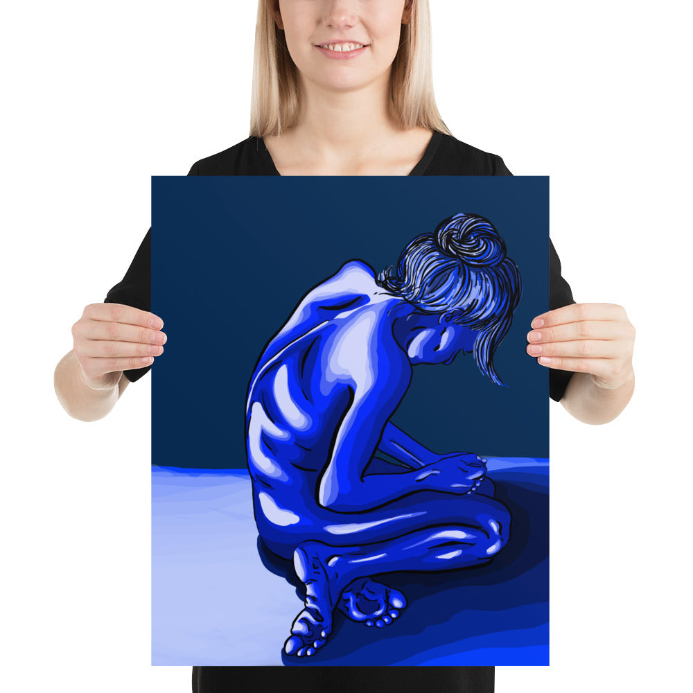 Grief In Blue Poster