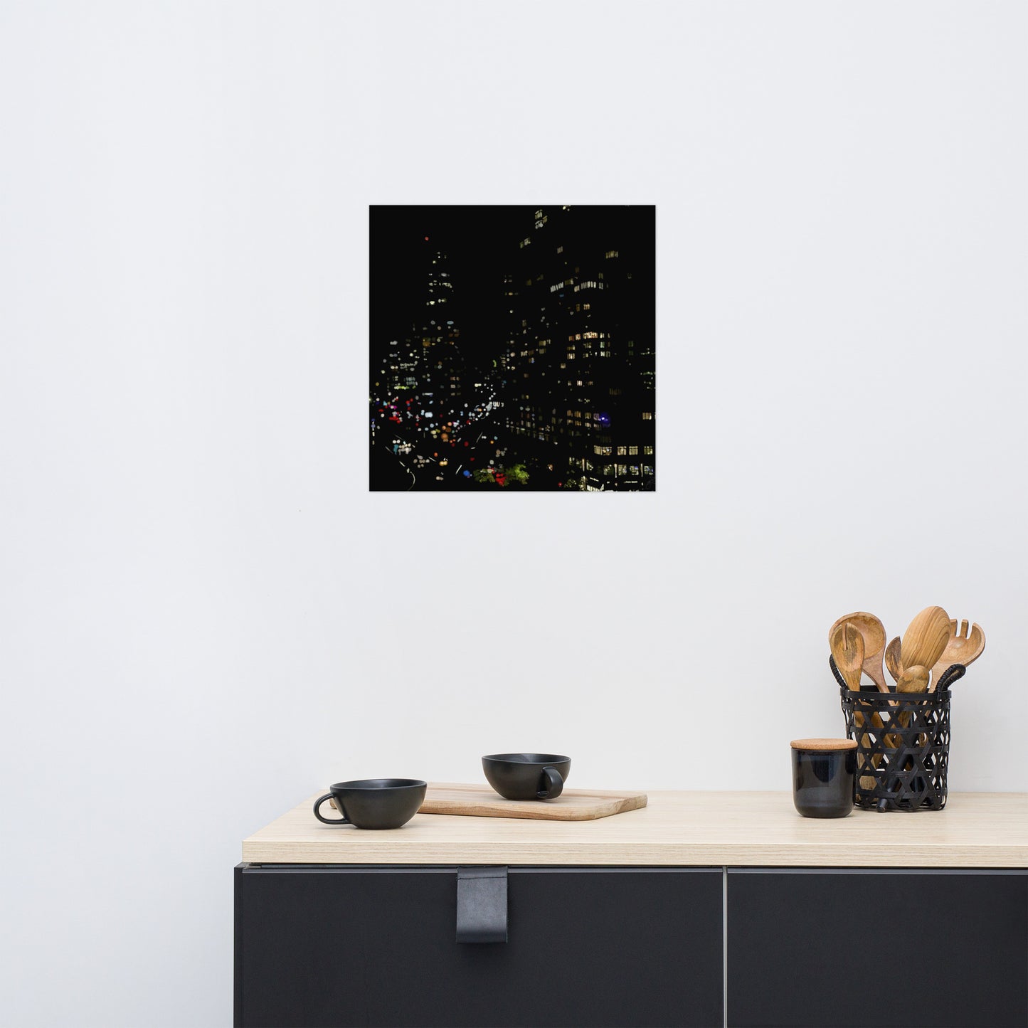 Glimmering Manhattan Poster