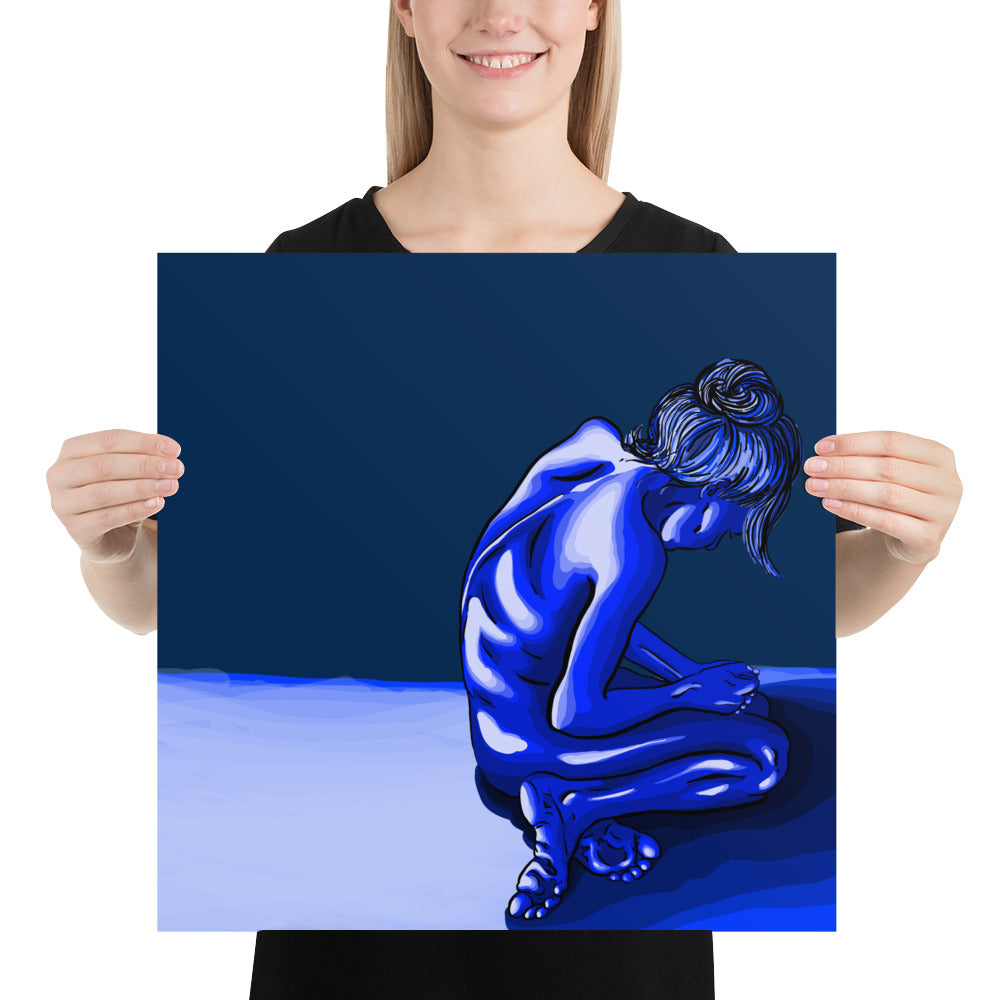 Grief In Blue Poster