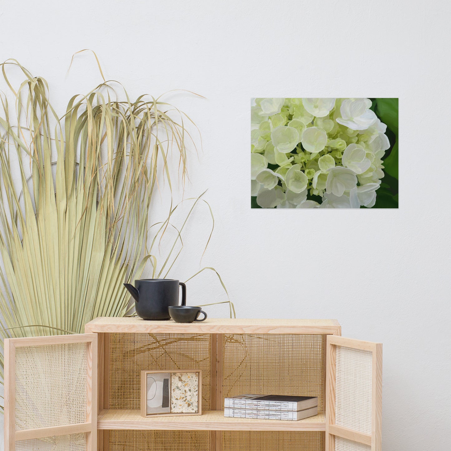 Jose’s White Hydrangea Poster