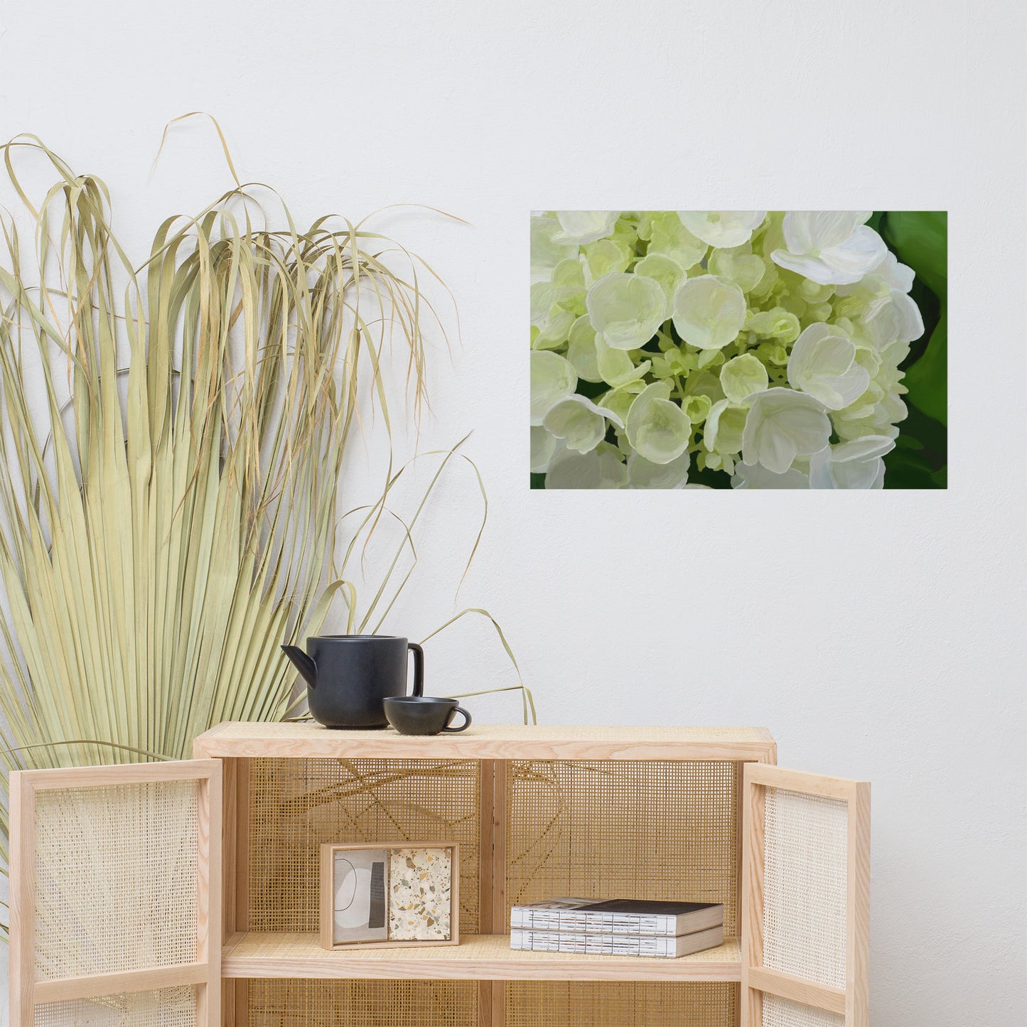 Jose’s White Hydrangea Poster