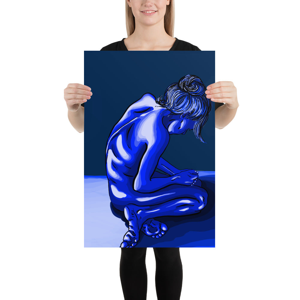 Grief In Blue Poster