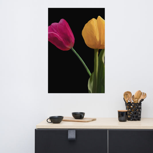 Jermita’s Tulips Poster