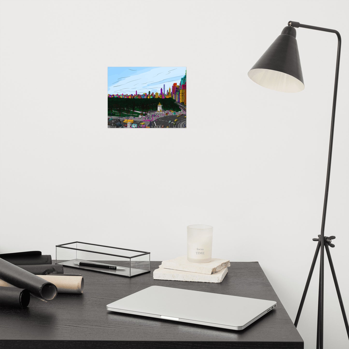 Central Park & Columbus Circle from Dizzy’s NYC Poster