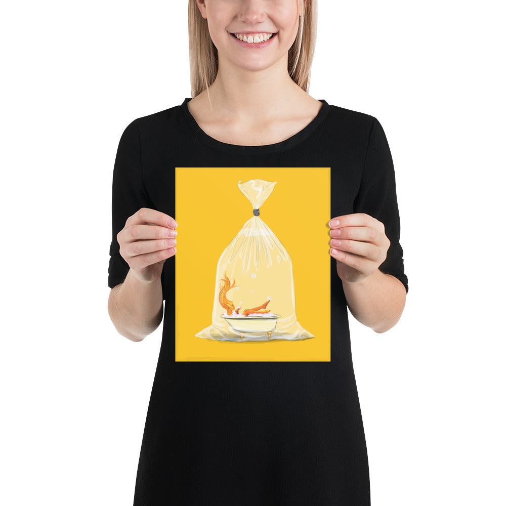 Wanda on Yellow Poster