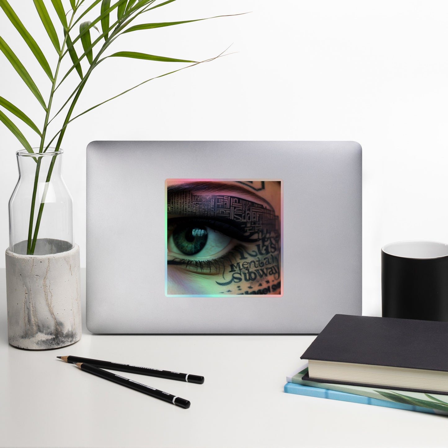 Forward Gaze Holographic stickers