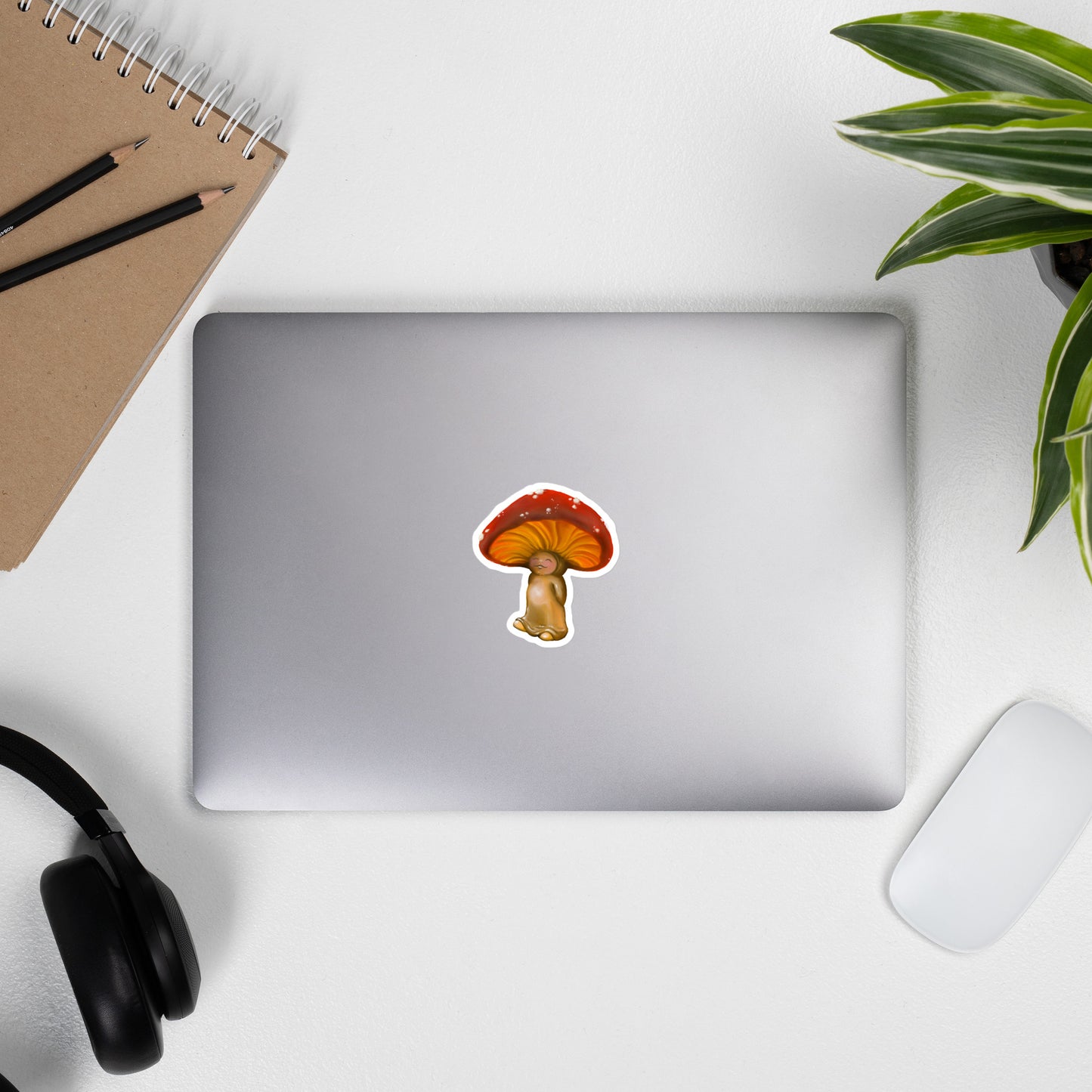 Mushroom kid Bubble-free stickers