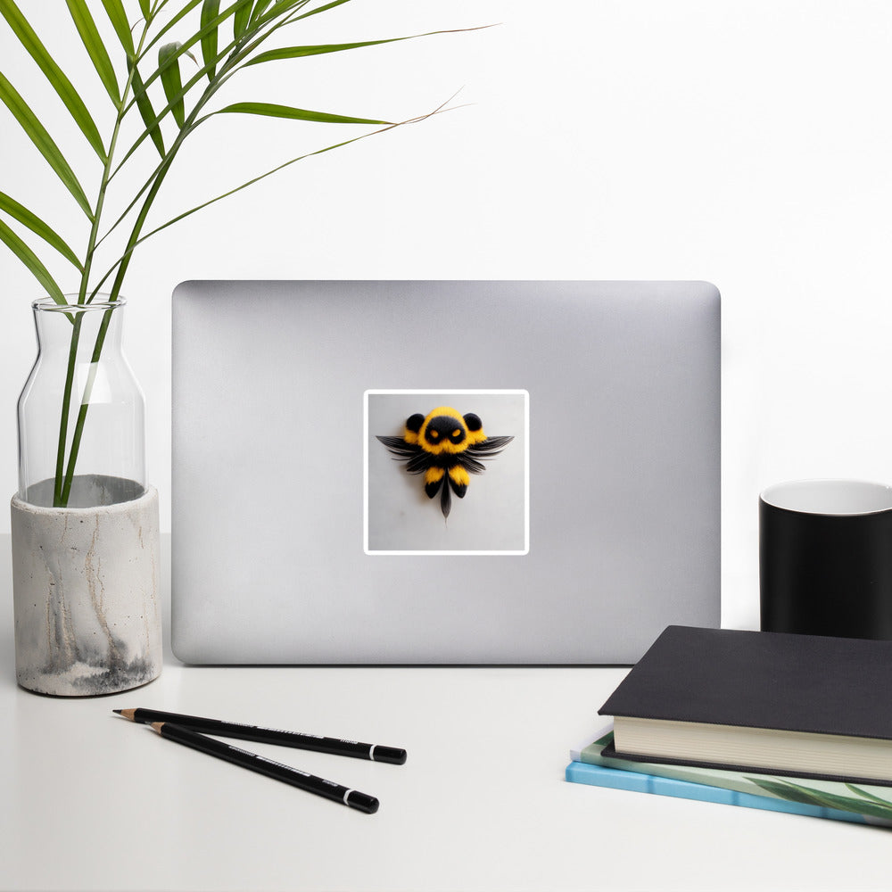 Bee-Bear Bandit Bubble-free stickers