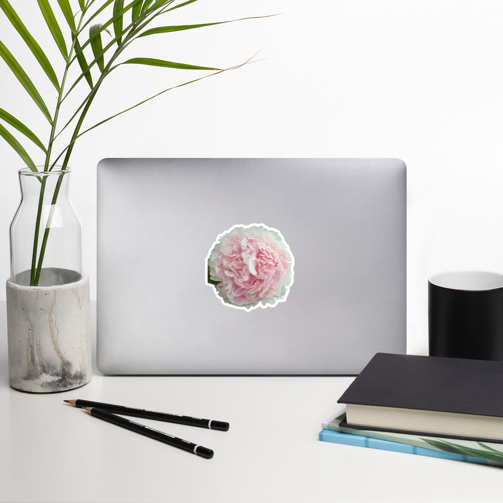 Cloey’s Peony Bubble-free stickers