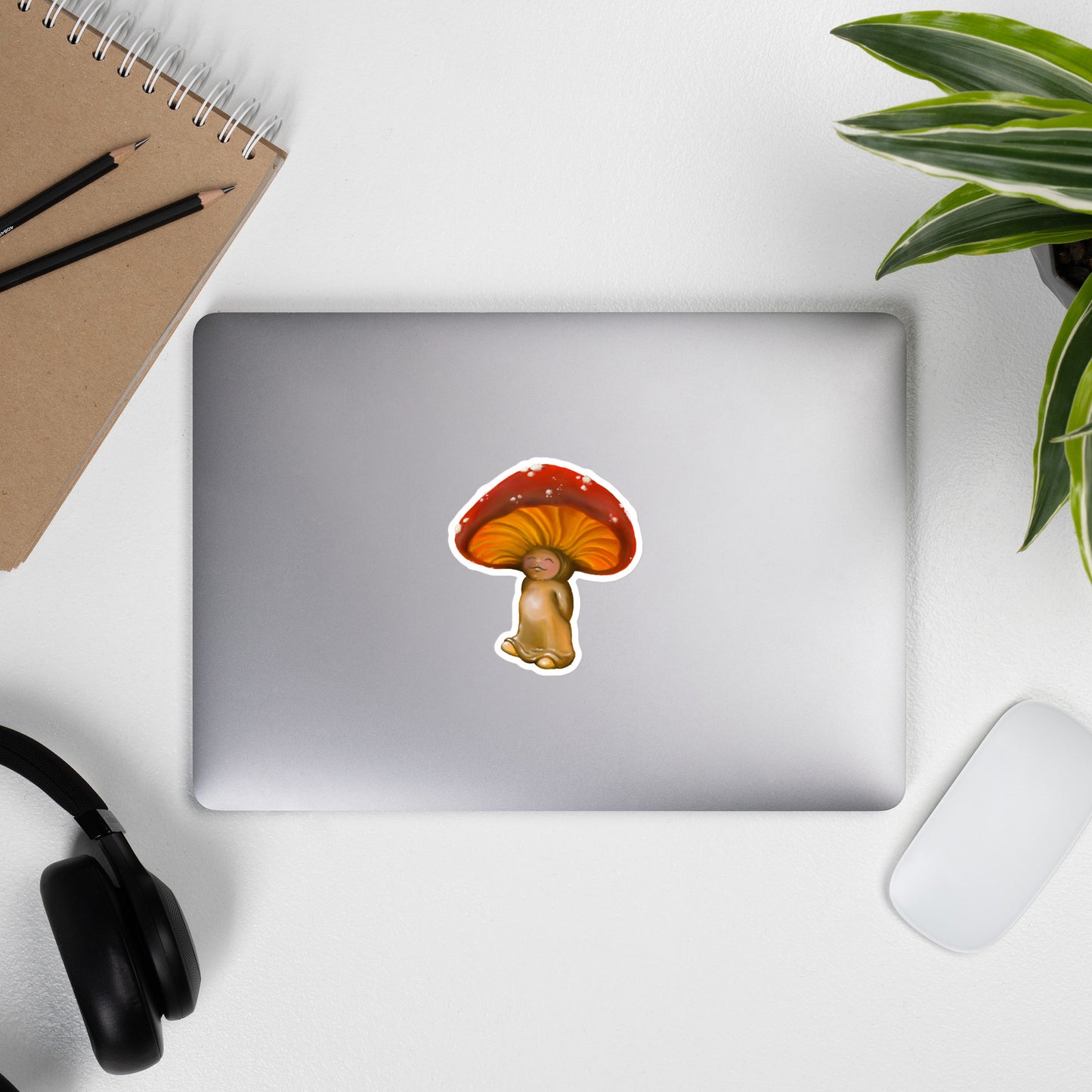 Mushroom kid Bubble-free stickers