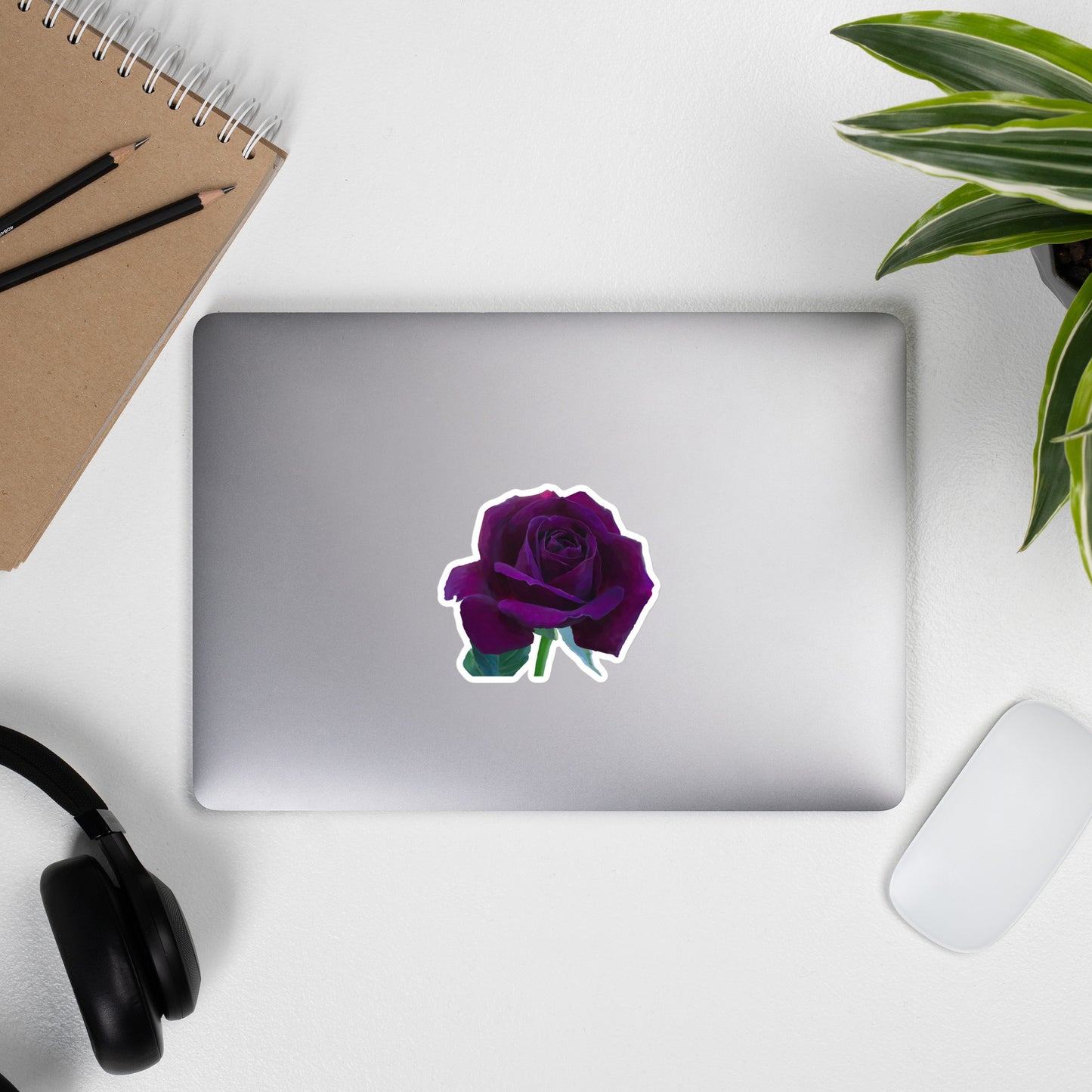 Joey’s Purple Rose Bubble-free stickers