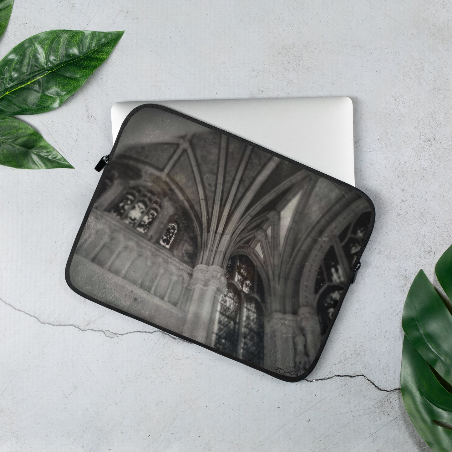 Gothic Shadows and Light at St. John Divine, NYC Laptop Sleeve