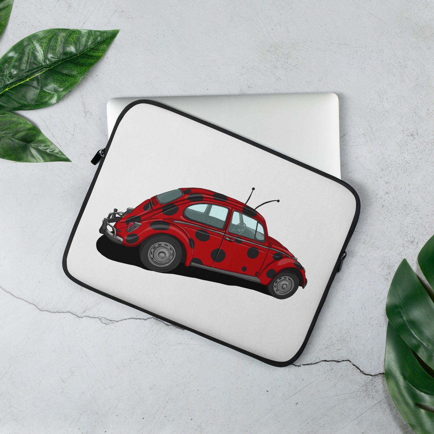 Lady VW Bug Laptop Sleeve