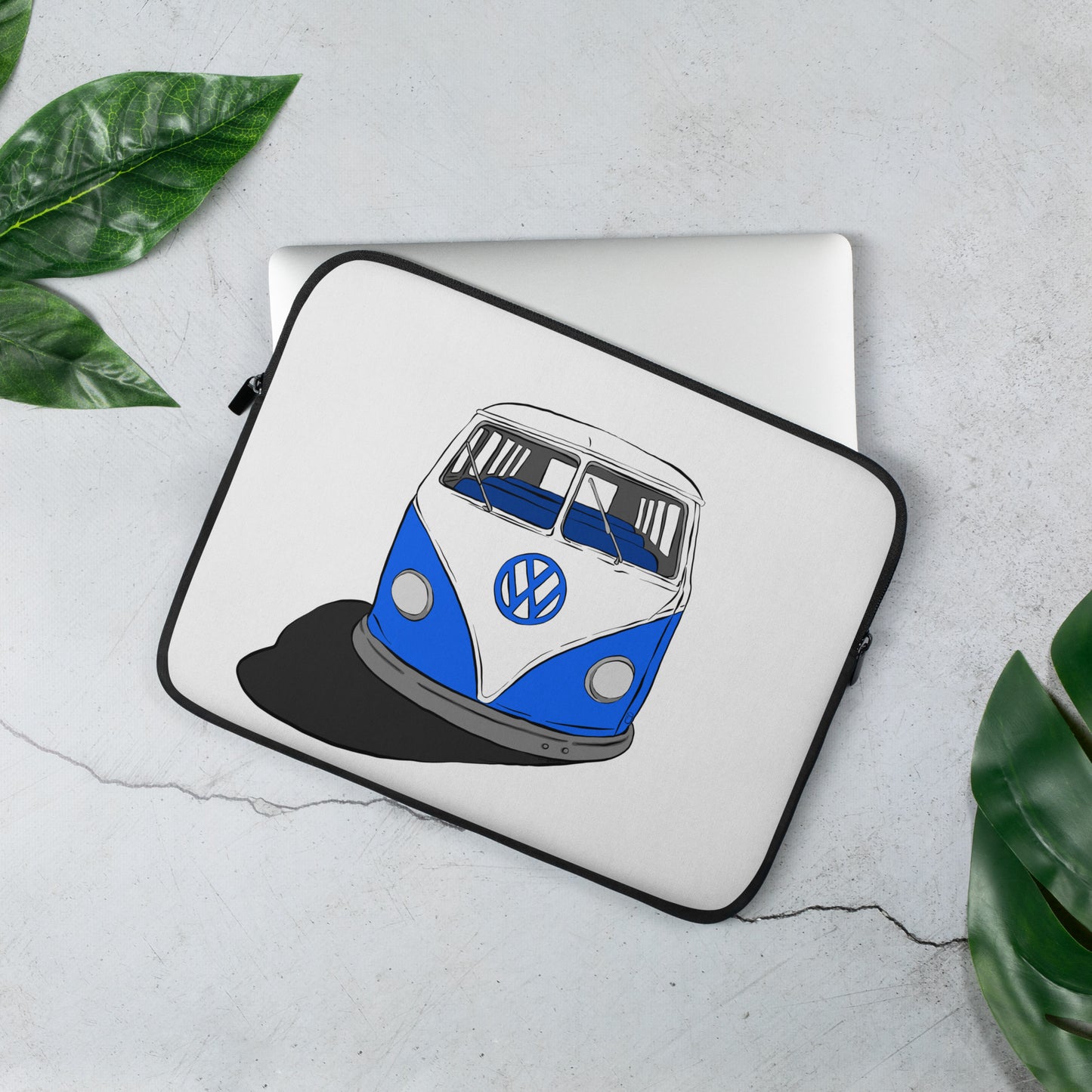 Blue VW Van Laptop Sleeve