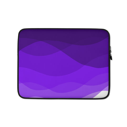 Violet Swirls Laptop Sleeve