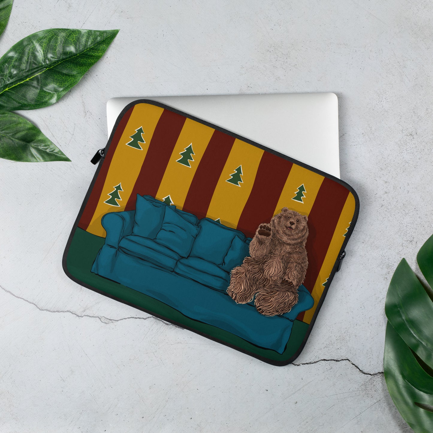 Mountain Bear Laptop Sleeve