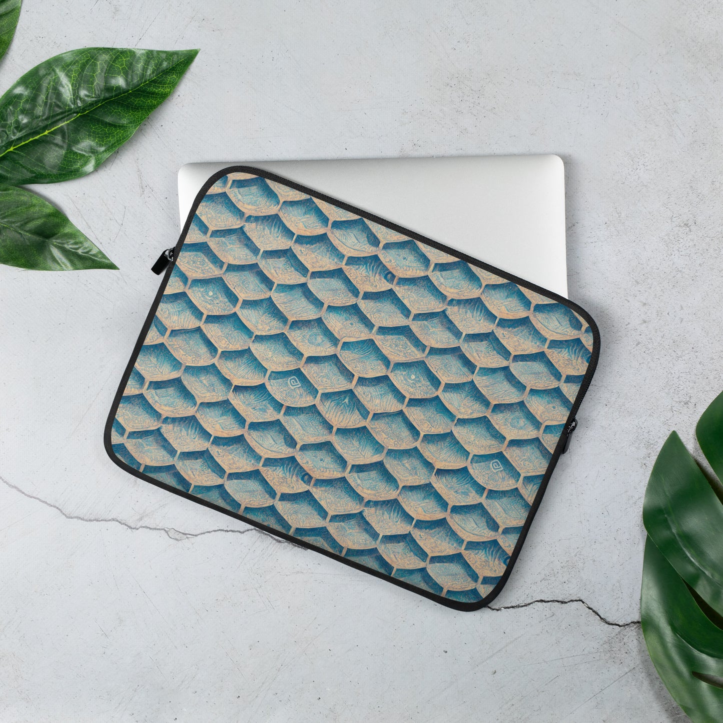 Seafoam Scales Laptop Sleeve