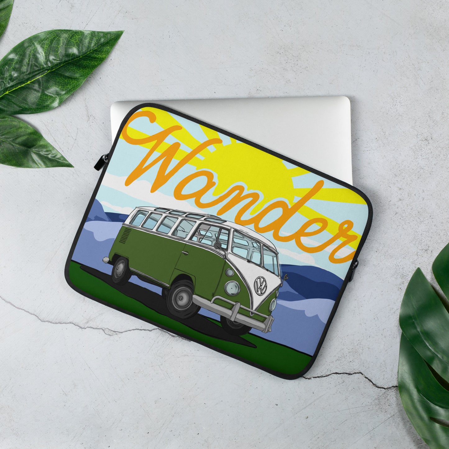 Wander In Green Laptop Sleeve