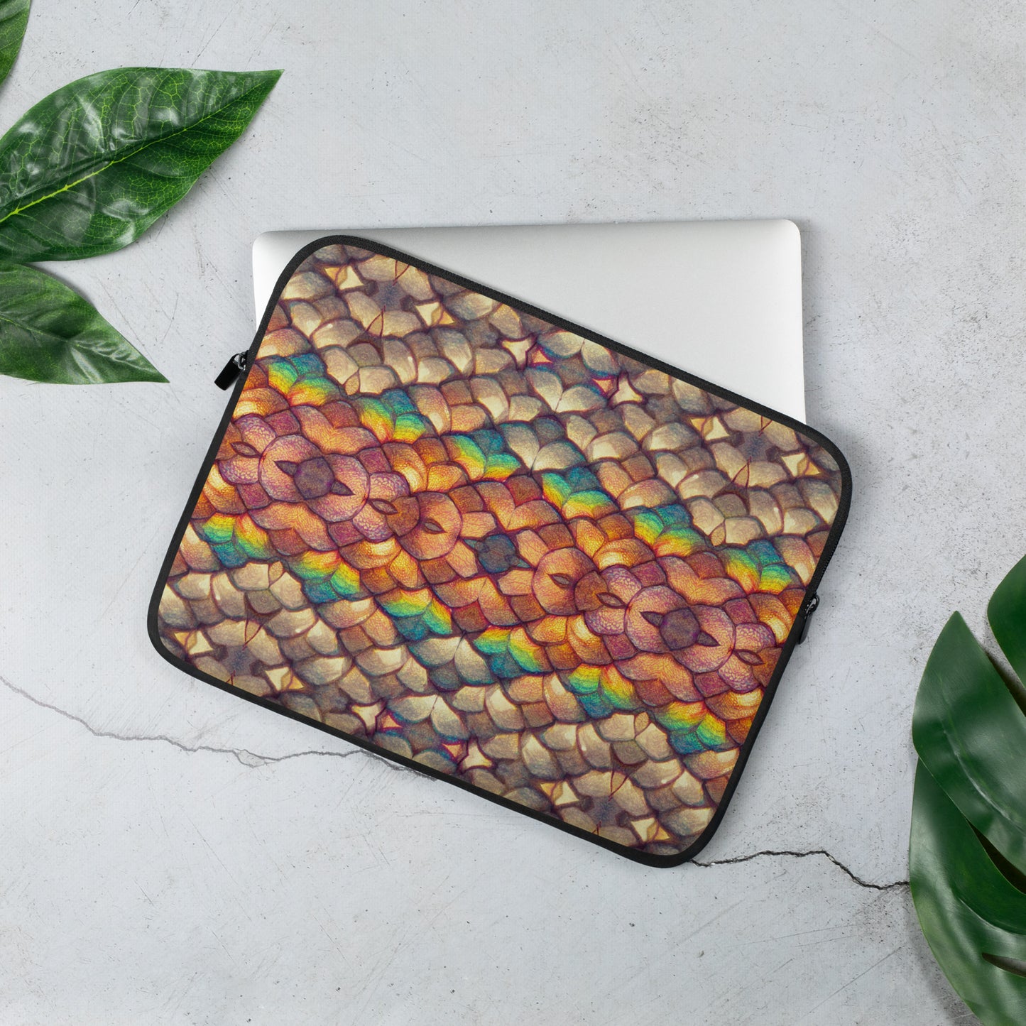 Cloeyra, the Radiant Aether Dragon Laptop Sleeve