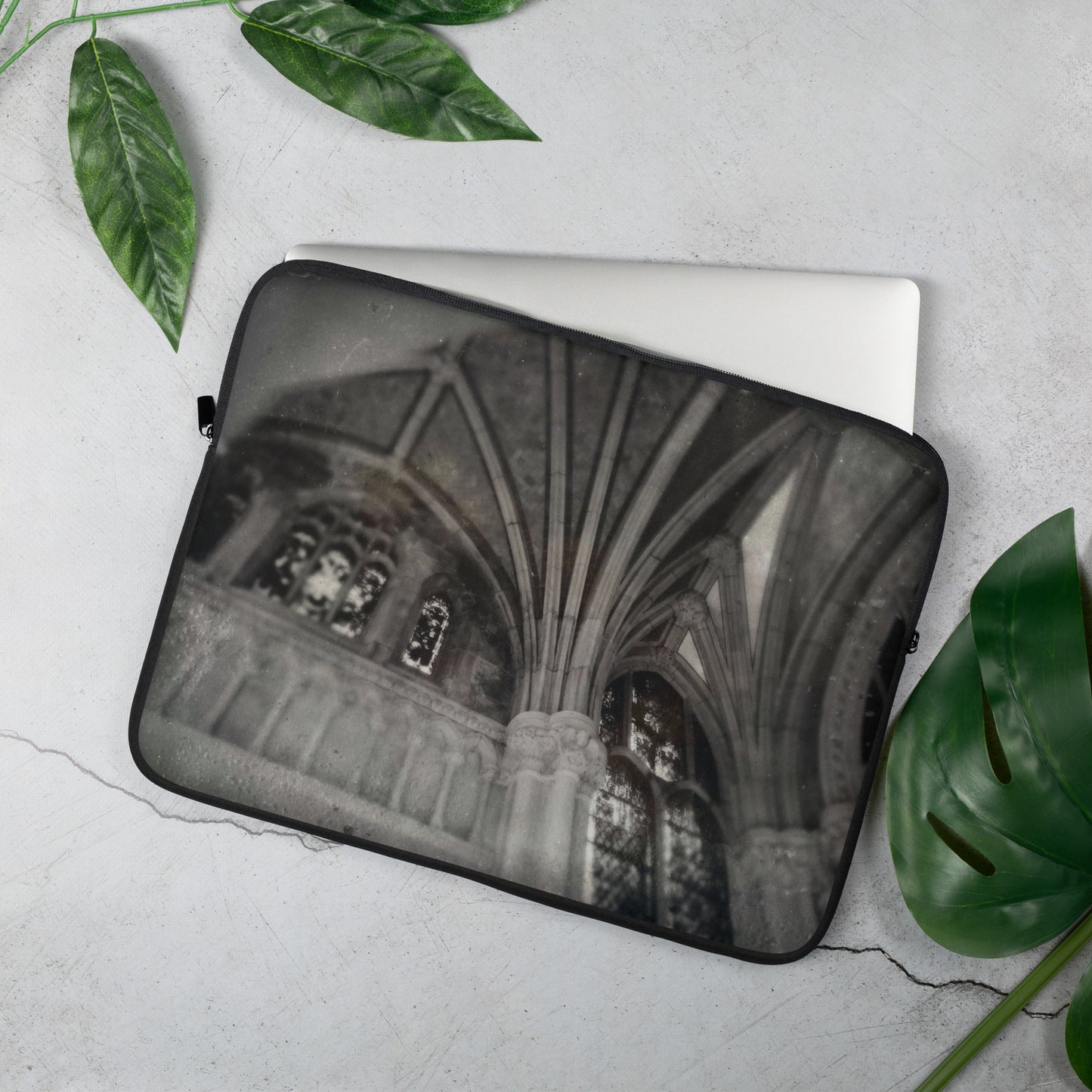 Gothic Shadows and Light at St. John Divine, NYC Laptop Sleeve