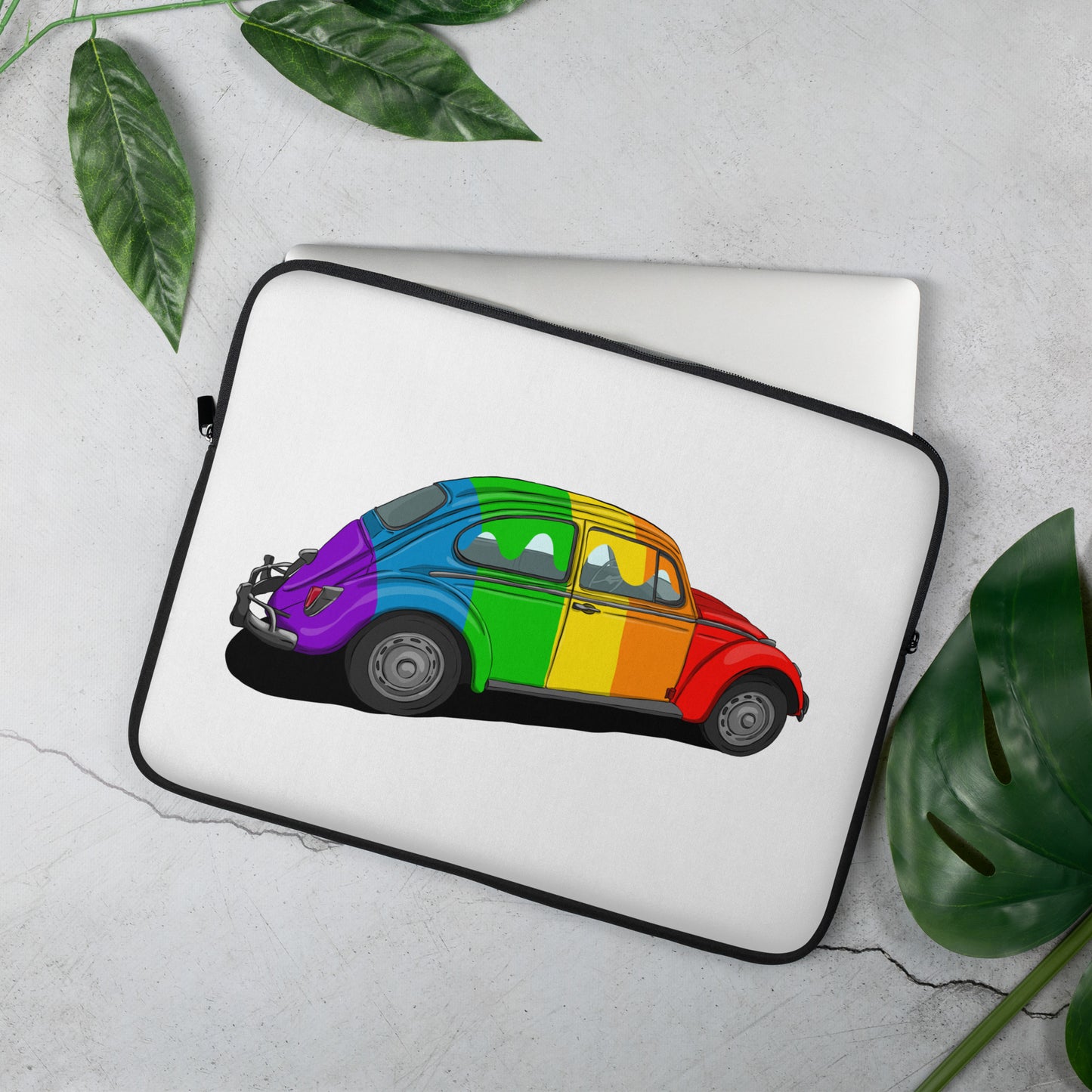 Rainbow Pride Bug Laptop Sleeve