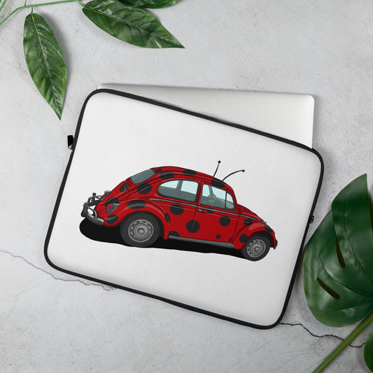 Lady VW Bug Laptop Sleeve